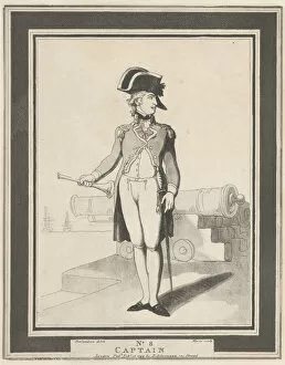 Naval Uniform Gallery: No. 8: Captain, February 15, 1799. Creator: Henri Merke