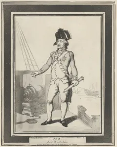 Naval Uniform Gallery: No. 9: Admiral, February 15, 1799. Creator: Henri Merke