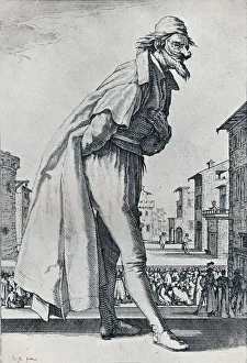 No. IV. - The Great Pantalon, c1620-1635, (1924). Artist: Jacques Callot