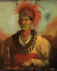 Claw Prints: No-way-ke-sug-ga, (ca. 1840?). Creator: Alexander Davis Cooper