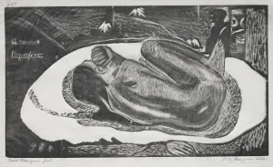 Paul Gauguin French Prints: Noa Noa: Manao Yupapau ( Watched by the Spirts of the Dead)