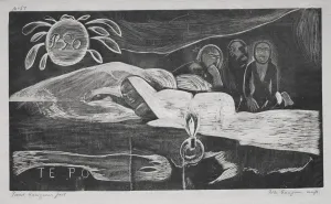Noa Noa: Te Po (Eternal Night), 1893-94. Creator: Paul Gauguin (French, 1848-1903)