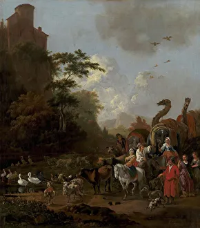 Noah Leaving the Ark, 1649-1685. Creator: Adam Colonia