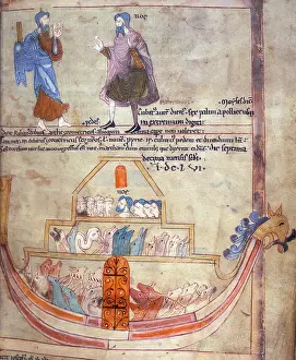 Refuge Prints: Noah's Ark, second quarter of the 11th century