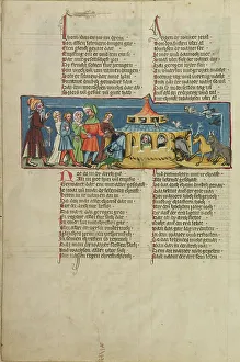 Boarding Prints: Noah's Family and the Animals Boarding the Ark; Weltchronik