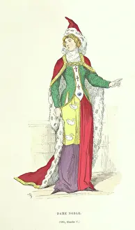 Noble lady, 1364, (1882). Creator: Unknown