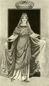 Edward Payson Dutton Gallery: A Noble Lady of the Sixth Century, A.D. 1924. Creator: Herbert Norris