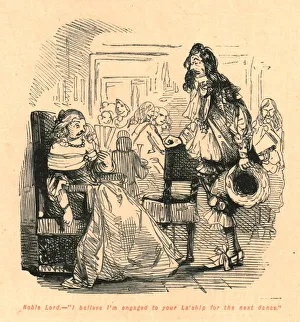 Gilbert Abbott A Prints: Noble Lord. - I believe I m engaged to your La ship for the next dance, 1897