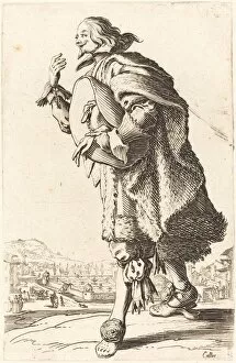 Bowing Gallery: Noble Man with Felt Hat, Bowing, c. 1620 / 1623. Creator: Jacques Callot