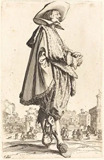 Noble Man with Folded Hands, c. 1620/1623. Creator: Jacques Callot Noble Man with Folded Hands, c. 1620/1623. Creator: Jacques Callot