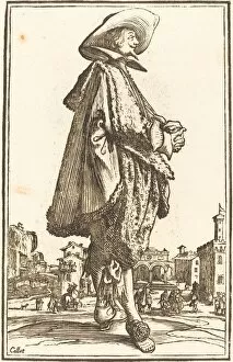 Callot Jacques Collection: Noble Man with Folded Hands. Creator: Unknown