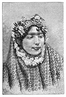 A noble Persian lady, 1895.Artist: Henri Thiriat