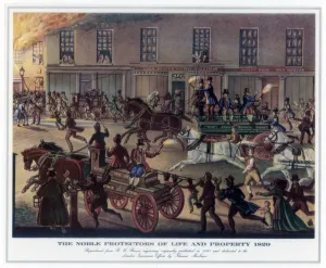 The Noble Protectors of Life and Property, 1820.Artist: R Reeves The Noble Protectors of Life and Property, 1820.Artist: R Reeves