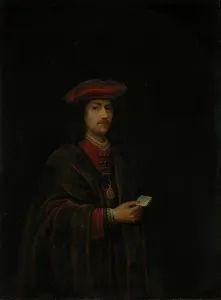 Philips Koninck Prints: A Nobleman in red Costume, 1650. Creator: Philip Koninck