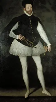 Hose Prints: A Nobleman of the Valois Court, 16th century. Creator: School of Francois Clouet