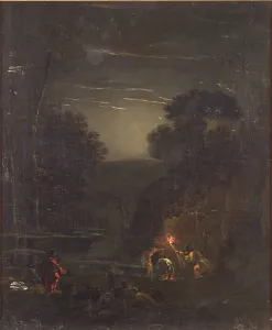Nocturnal Prints: Nocturnal Crayfishing, 1625-1652. Creator: Jan Asselijin