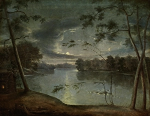 Mystery Prints: Nocturnal Landscape, date unknown, c1840s. Creator: George Winter