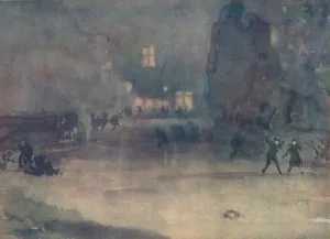 Nocturne - Amsterdam in Snow, 1882, (1904). Artist: James Abbott McNeill Whistler