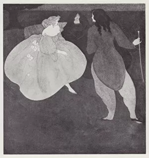 Aubrey Beardsley Collection: A Nocturne of Chopin, 1895. Creator: Aubrey Beardsley