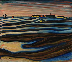 Distant Prints: Nocturne (Liminka), 1930. Creator: Vilho Lampi