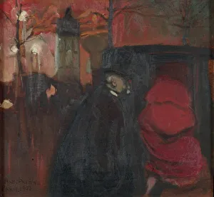 Faven Antti Prints: Nocturne, Paris, 1903. Creator: Antti Faven