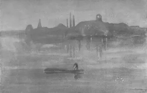 Nocturne: The Thames at Battersea, 1878, (1904). Artist: James Abbott McNeill Whistler Nocturne: The Thames at Battersea, 1878, (1904). Artist: James Abbott McNeill Whistler