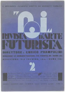 Marinetti Prints: Noi. Rivista d'arte futurista