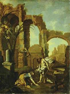 Risen Prints: Noli Me Tangere, 1705-1710. Creator: Alessandro Magnasco