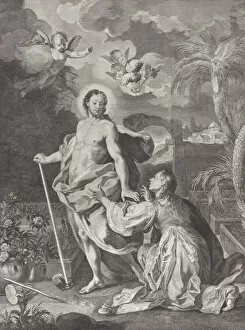 Amazed Gallery: Noli me tangere, 1730-39. Creator: Pietro Monaco