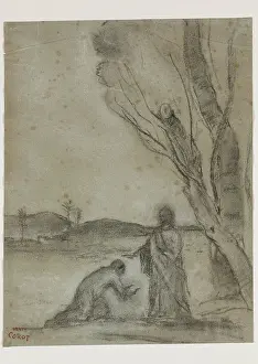 Saint Magdalene Prints: Noli Me Tangere, between 1796 and 1875. Creator: Jean-Baptiste-Camille Corot