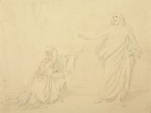 Noli me tangere, 1835. Artist: Ivanov, Alexander Andreyevich (1806-1858) Noli me tangere, 1835. Artist: Ivanov, Alexander Andreyevich (1806-1858)