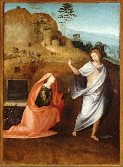 Golgotha Hill Prints: Noli me Tangere, c1510. Creator: Frà Bartolomeo; (Baccio della Porta) (1472-1517)