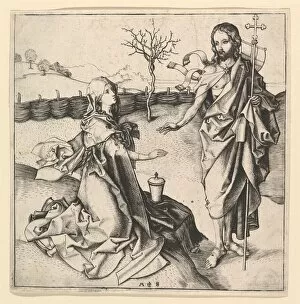Noli me Tangere, ca. 1435-1491. Creator: Martin Schongauer