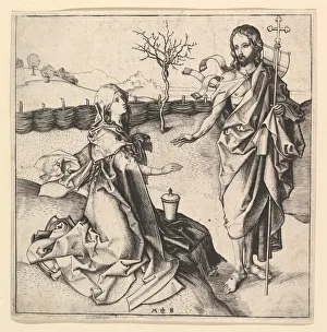Touch Prints: Noli me Tangere, ca. 1435-1491. Creator: Martin Schongauer