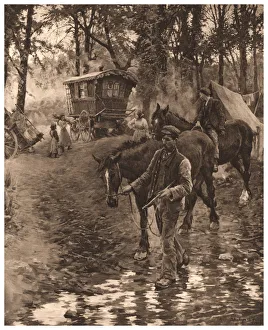 Track Prints: Nomads, 1903. Artist: Stanhope A Forbes