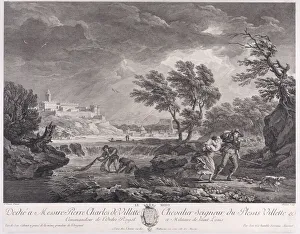 Distant Collection: Noon, ca. 1770. Creator: Jacques Aliamet