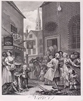 Midday Prints: Noon, plate II from Times of Day, 1738. Artist: William Hogarth
