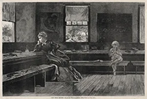 Winslow Homer American Prints: The Noon Recess, 1873. Creator: Winslow Homer (American, 1836-1910)