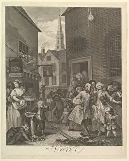 Hogarth William Collection: Noon (The Four Times of Day), March 25, 1738. Creator: William Hogarth