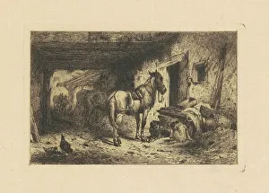 Noon Prints: The Noonday Rest, 1877. Creator: Peter Moran
