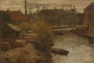 Maris Matthijs Prints: The Noord-West-Buitensingel in The Hague, c.1863. Creator: Matthijs Maris
