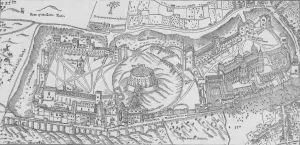 Argyll Prints: Nordens View of Windsor Castle, 1607. 1895. Artist: John Norden