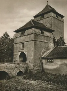 Swabia Prints: Nordlingen - Berger Tor, 1931. Artist: Kurt Hielscher