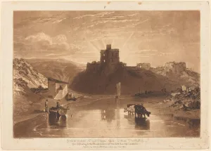 Turner Joseph Mallord William Prints: Norham Castle, published 1816. Creator: JMW Turner