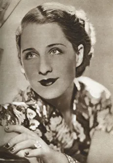 Norma Prints: Norma Shearer, Canadian-born actress, 1933