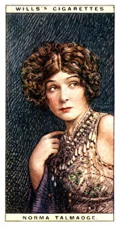 Images Dated 9th August 2007: Norma Talmadge (1893-1957), American actress, 1928.Artist: WD & HO Wills