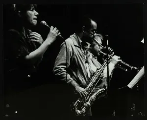 Norma Winstone, Art Themen and Henry Lowther performing at The Stables, Wavendon, Buckinghamshire