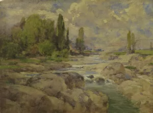 Creek Gallery: The Normal Rock Creek, 1910. Creator: William Henry Holmes