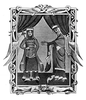 Emily Jessie Prints: Norman costume, early 12th century, (1910)