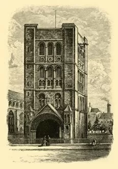 Abbot Collection: The Norman Tower, 1898. Creator: Unknown